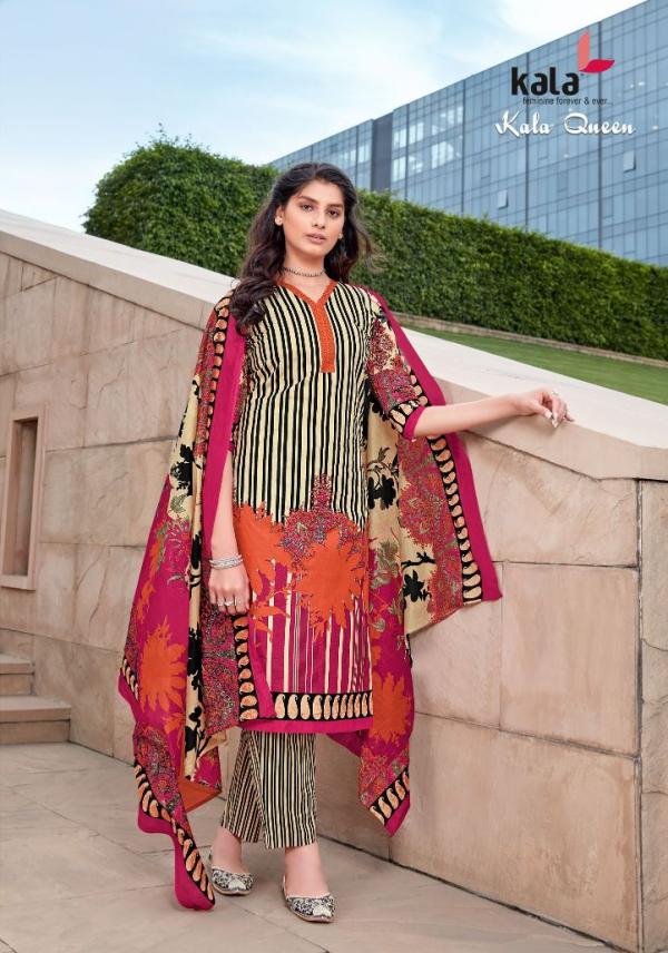 Kala Queen Fancy Cotton Printed Dress Materials